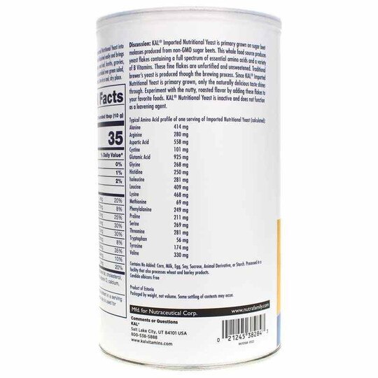 Nutritional Yeast Flakes Unfortified, KAL